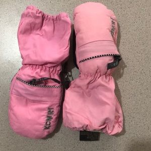 Toddler girls snow gloves (S)